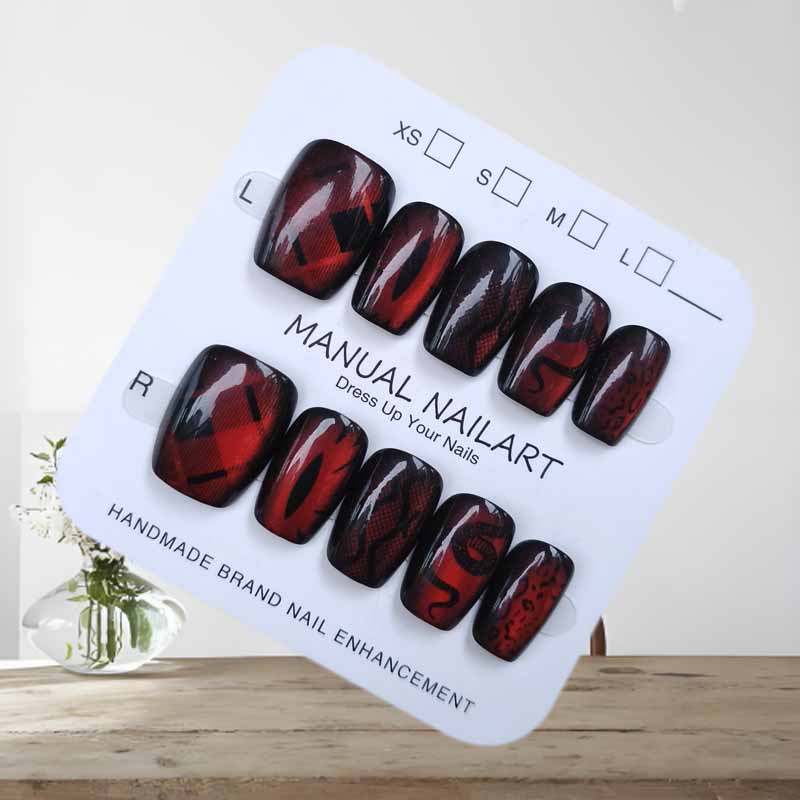 10Pcs Dark Style Cool Wind Pea - Nail Art Emerald Blue review and price